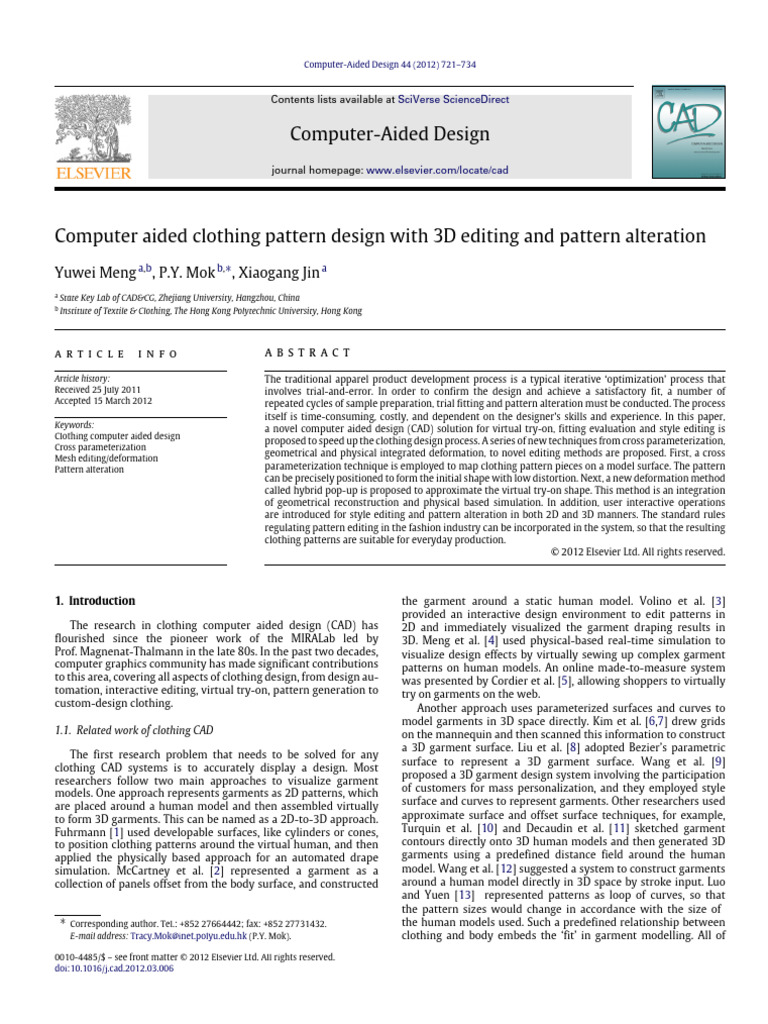 1 s2.0 S001044851200067X Main | PDF | Computer Aided Design | 3 D ...