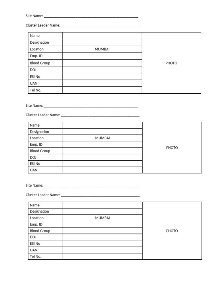 Plastic Id Card Format S | PDF