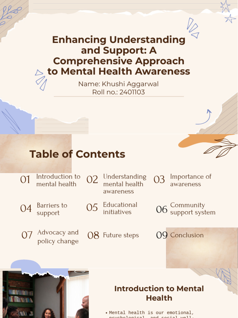 Mental Health Awareness | PDF | Mental Health | Disability