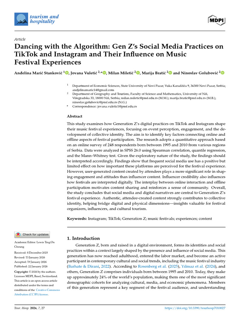 2dancing With The Algorithm Gen Z Social Media Practices On Tiktok N Ig ...