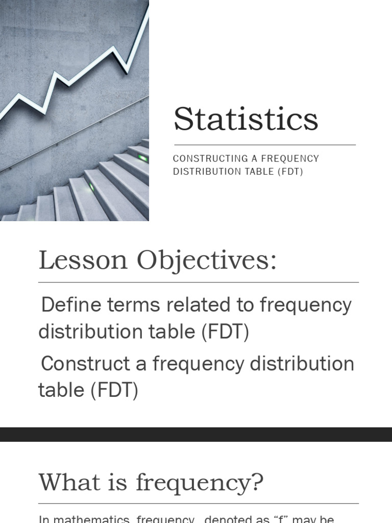 Statistics FDT Measure of Positon | PDF | Frequency | Statistics