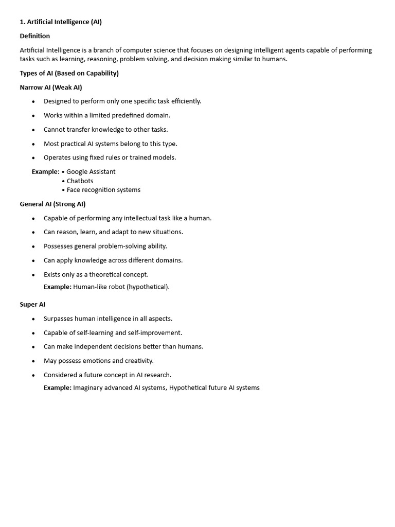 AIML 1st Internal Question | PDF | Knowledge Representation And ...