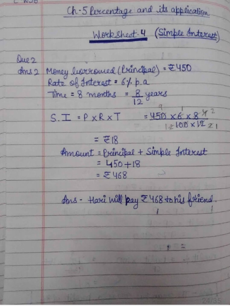 Solutions WS 4 CH 5 | PDF