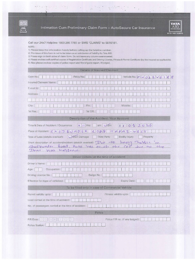 Claim Form | PDF