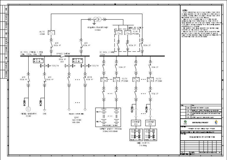 7.single Line Diagram For Solar System | PDF