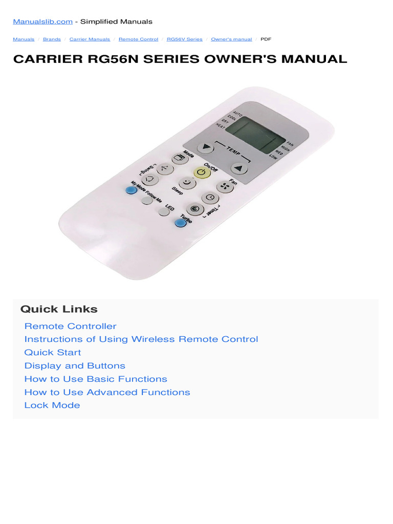 Aircon Remote Control | PDF | Air Conditioning | Remote Control