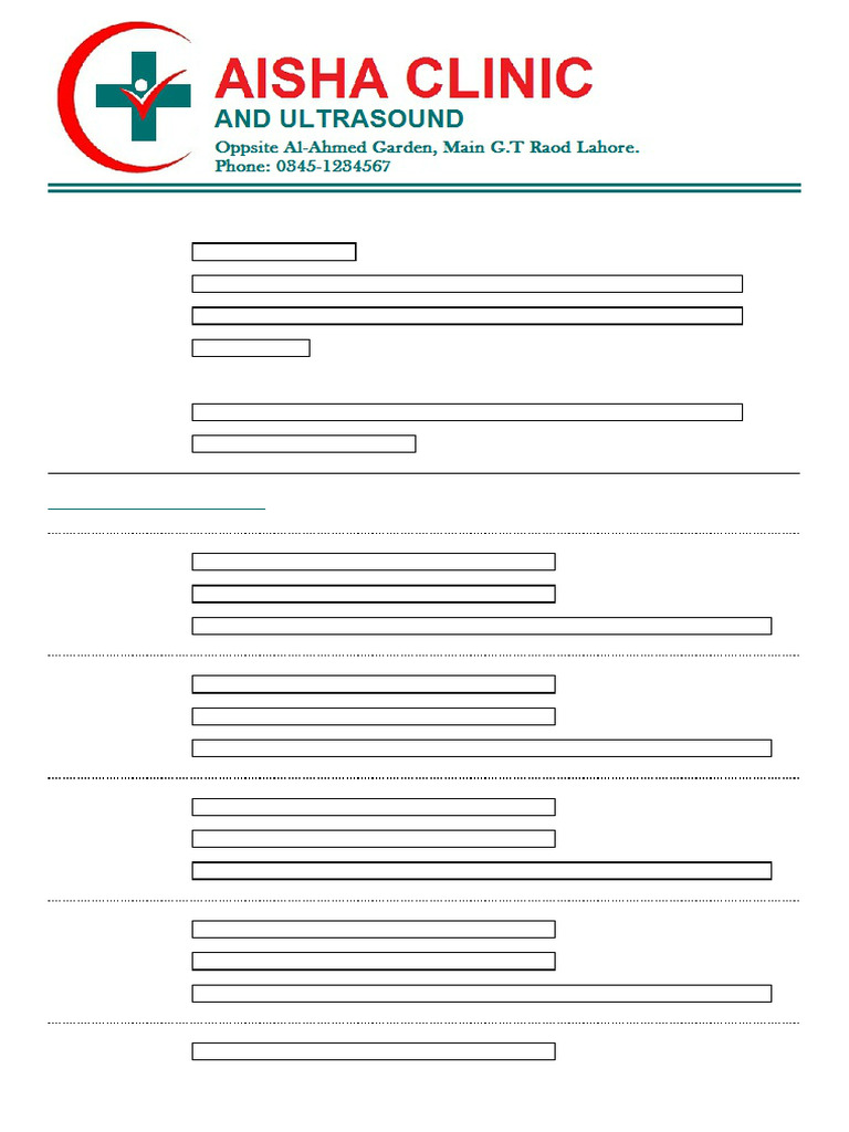 Clinic PDF Form | PDF