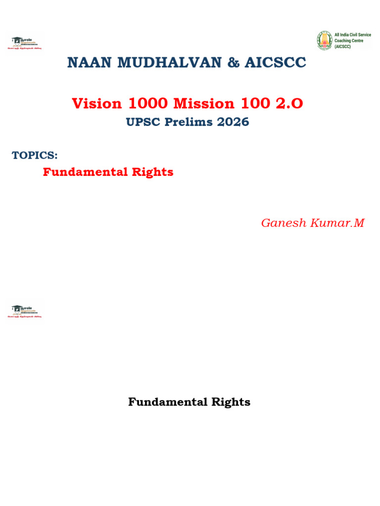 A Ploity Class 2 - Vision 1000 Mission 100 2.O | PDF | Mandamus | Writ ...