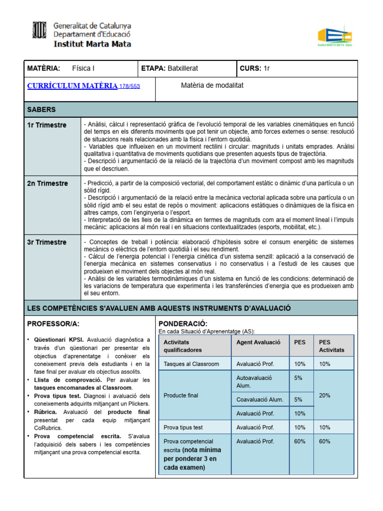 GD 1r BAT Física | PDF