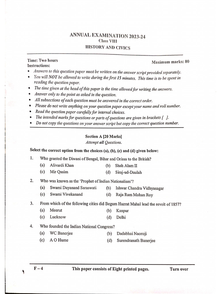 8 Annual Paper (23 - 24) | PDF