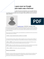 Dez Truques para Usar No Google Chrome e Fazer Mais Com o Browser