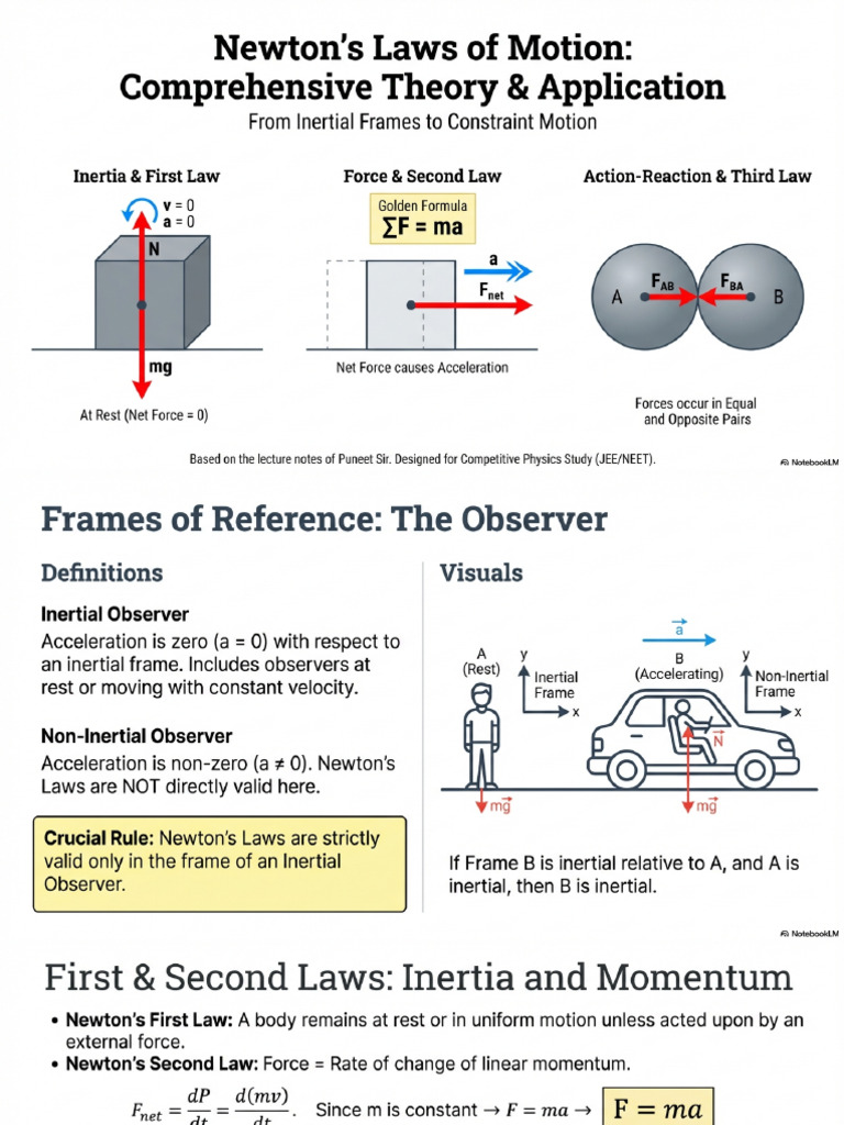 Newtonian Mechanics Masterclass | PDF