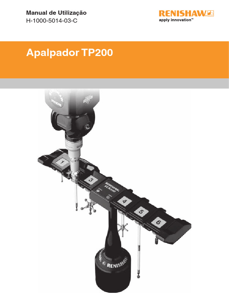 Manual de Utilizao Apalpador TP200 - PORTUGUÊS | PDF | Oscilação ...