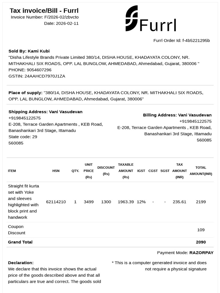 698afd40023fc9028df59810 Forward Invoice | PDF | Taxes | Payments