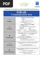 ISBAR Handover Guide for Nurses | PDF