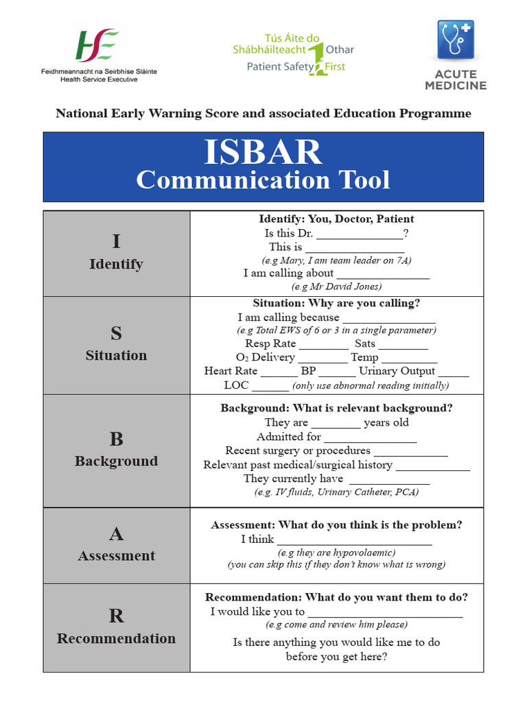 ISBAR | PDF