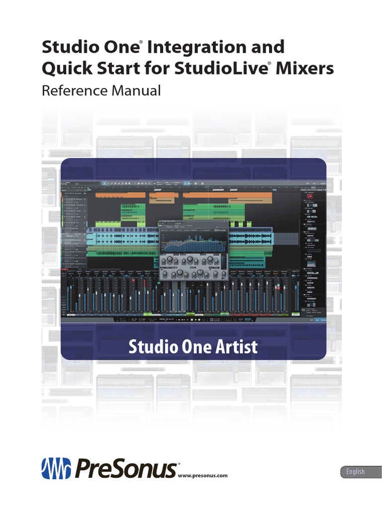 Studio One Integration and Quick Start For StudioLive Mixers Reference ...
