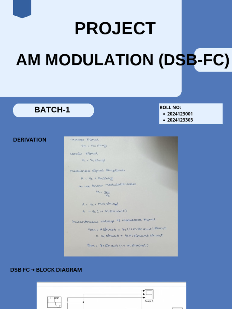 Project Presentation Batch-1, Roll No 3303 | PDF