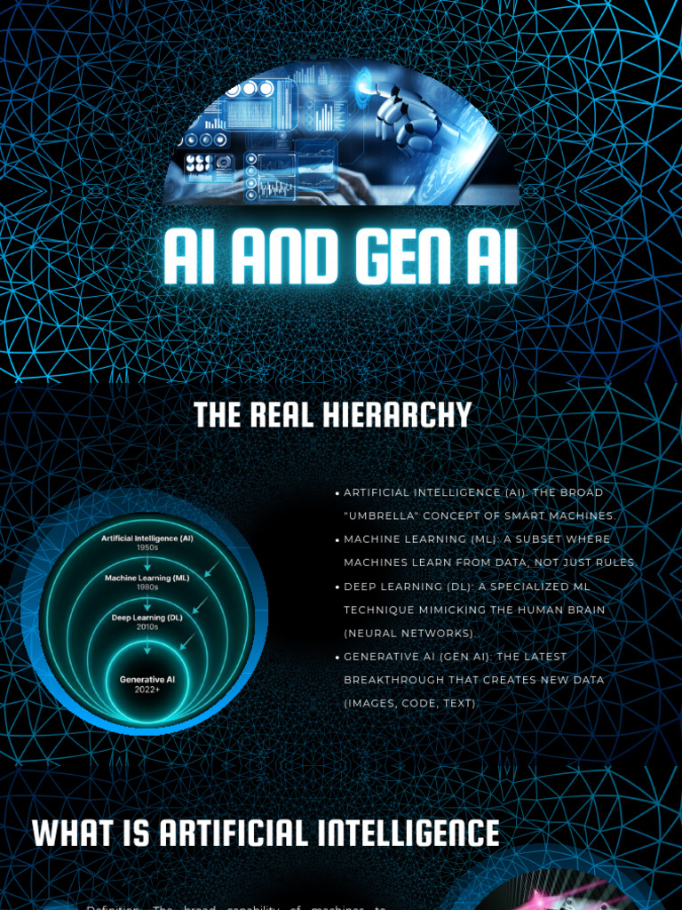 Presentation Ai and Genai | PDF | Artificial Intelligence ...