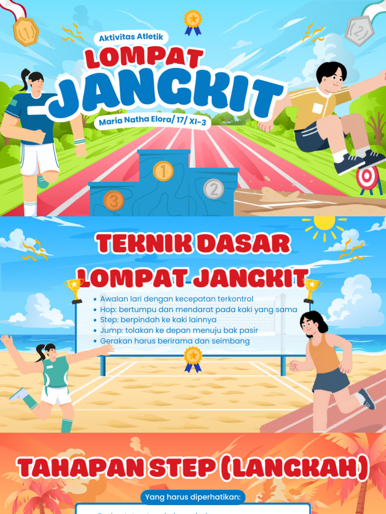 Teknik Dasar Lompat Jangkit | PDF