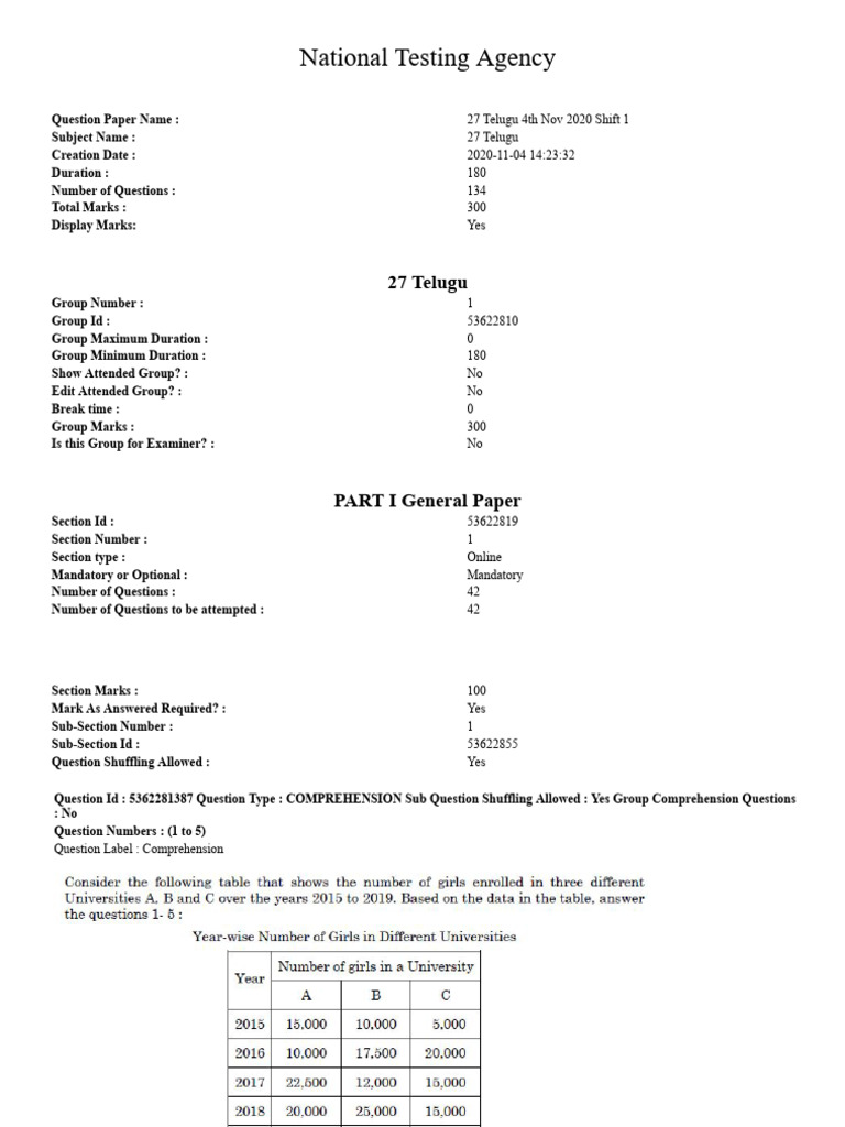 Paper 20201202095423 | PDF | Multiple Choice | Qualifications