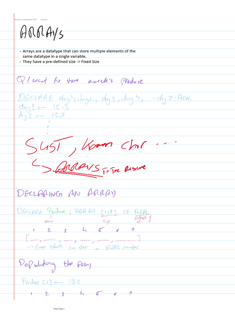 07 Arrays | PDF