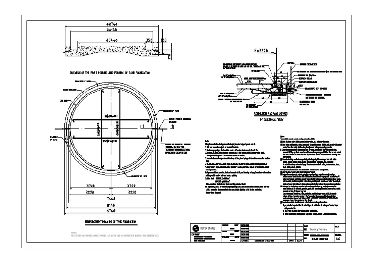 7.64x6m Tank Installation Drawing 6 | PDF