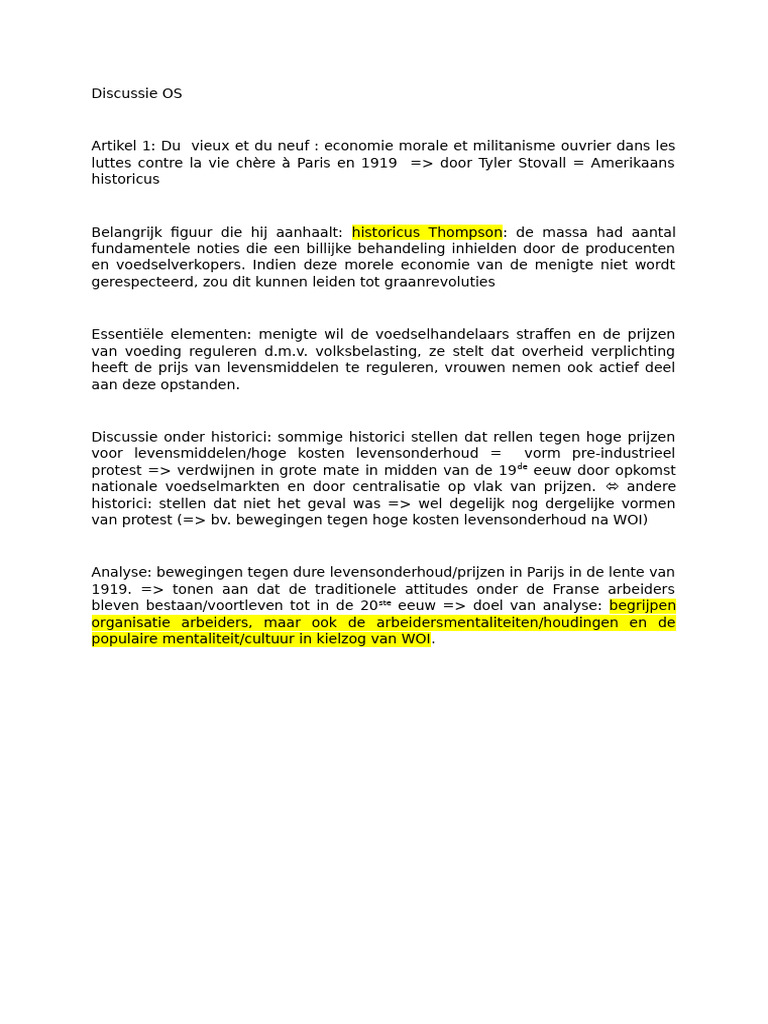 Discussie OS College 3 | PDF