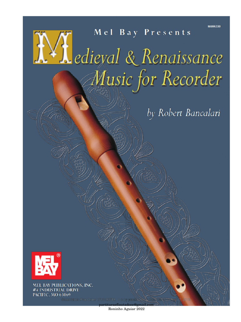 Medieval Renaissance Music For Recorder | PDF