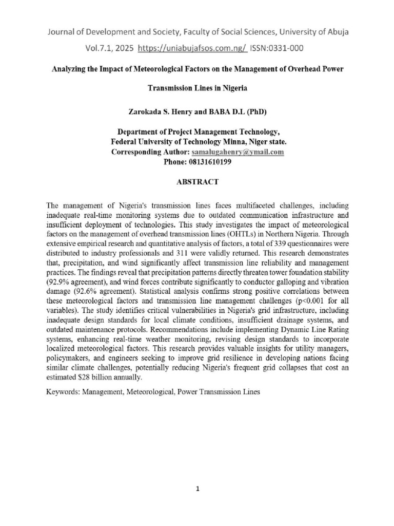 Analyzing The Impact of Meteorological Factors On The Management of ...