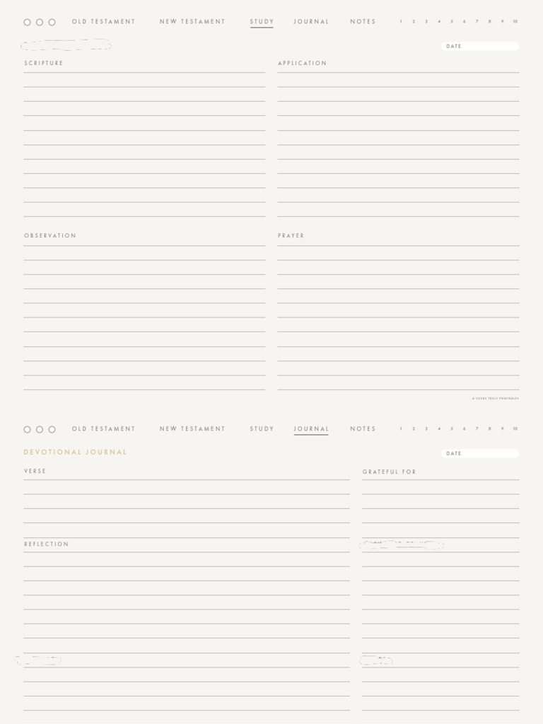 Bible Pages Custom | PDF