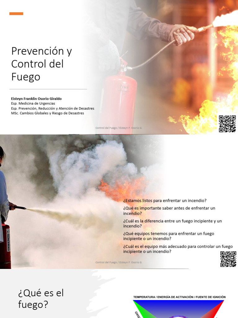 Prevención y Control Del Fuego - Actualización 2023 | PDF | Incendios ...