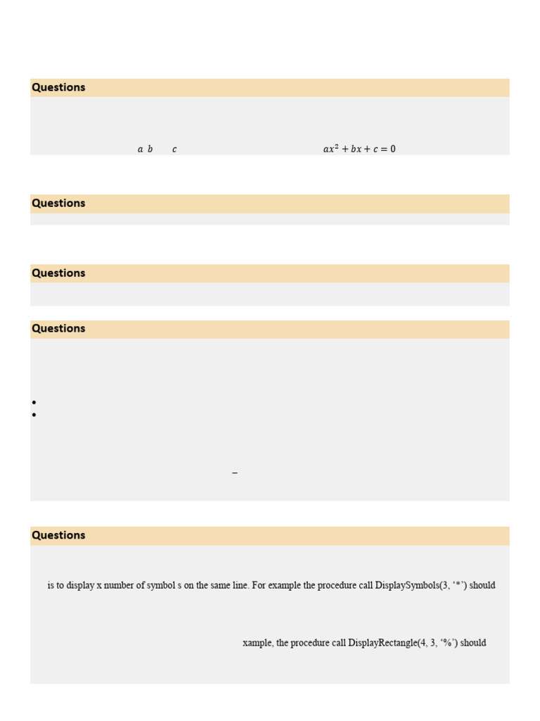 5 Procedures and Functions | PDF | Function (Mathematics) | Parameter ...