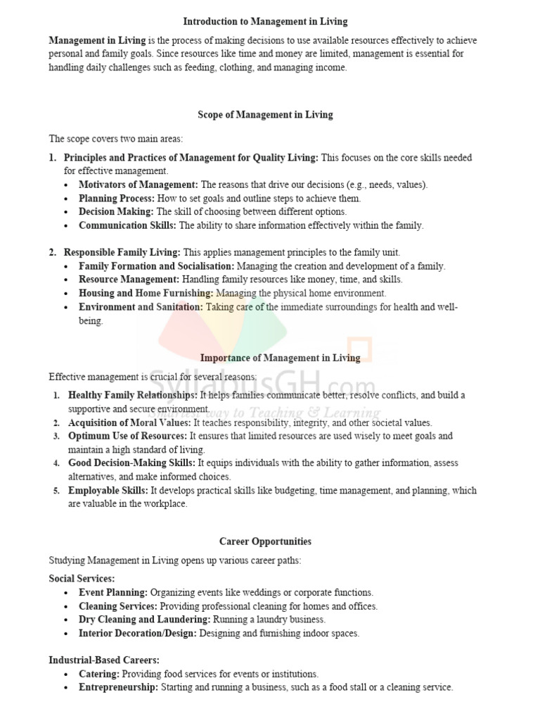 1.1.1 Resource Managemnt Practices | PDF | Goal | Decision Making