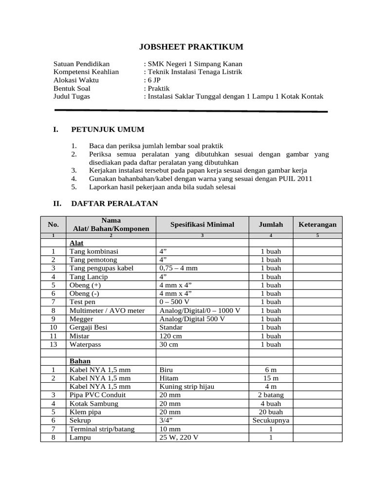Jobsheet 2 | PDF