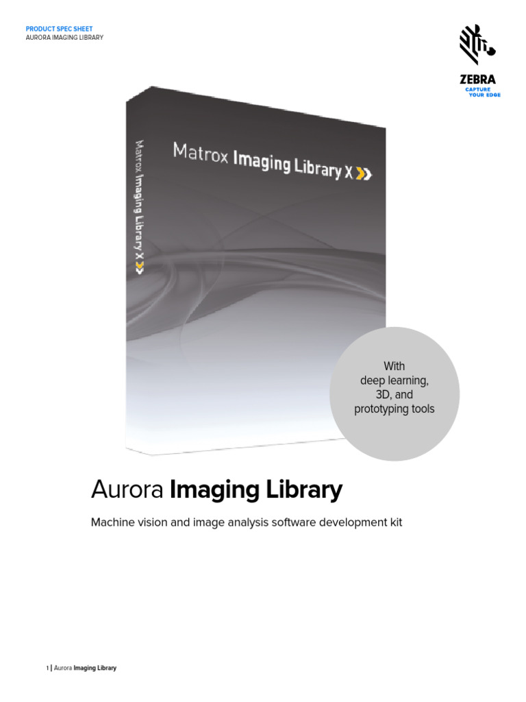 Matrox Imaging Library Fact Sheet en Us | PDF | Data Compression ...