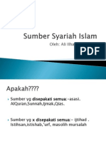 Sumber Syariah Islam