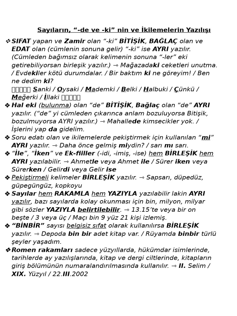 Scribd 2 Yazım Kuralı | PDF
