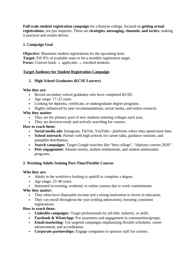 Enroll Students Monthly | PDF | Performance Indicator | Digital Marketing