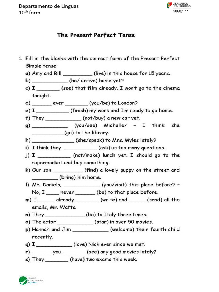 Present Perfect 2 | PDF