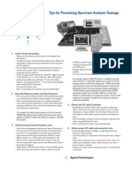 Tips for Preventing Spectrum Analyzer Damage 5963 2969