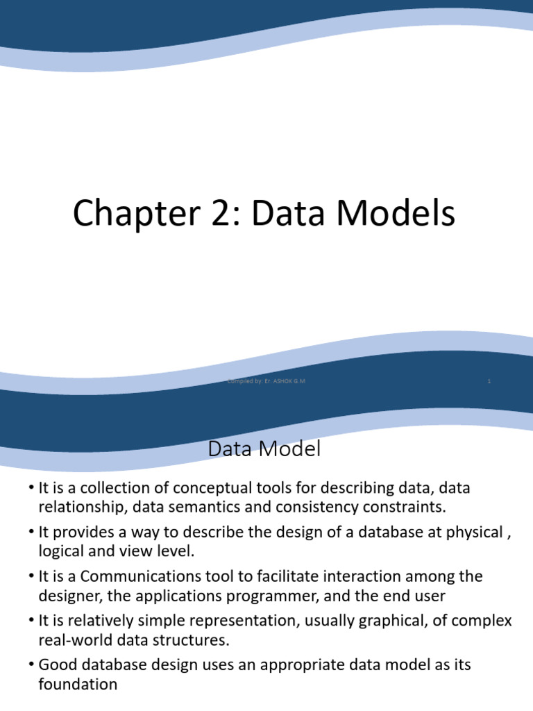 Chap - 2 Data Models | PDF | Data Model | Relational Database