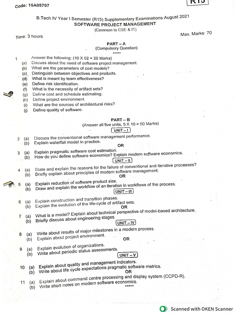 SPM Previous Question Papers | PDF