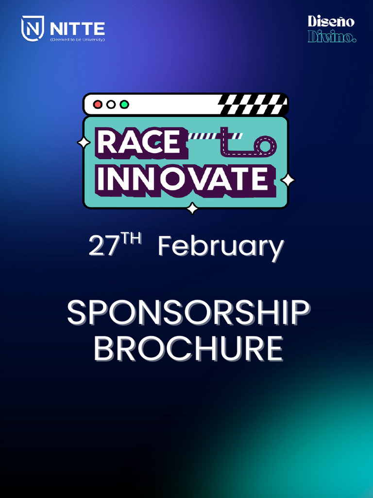 Race To Innovate - Sponsorship Brochure | PDF