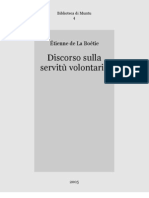 7184031 4 La Boetie Discorso Sulla Servitu Volontaria