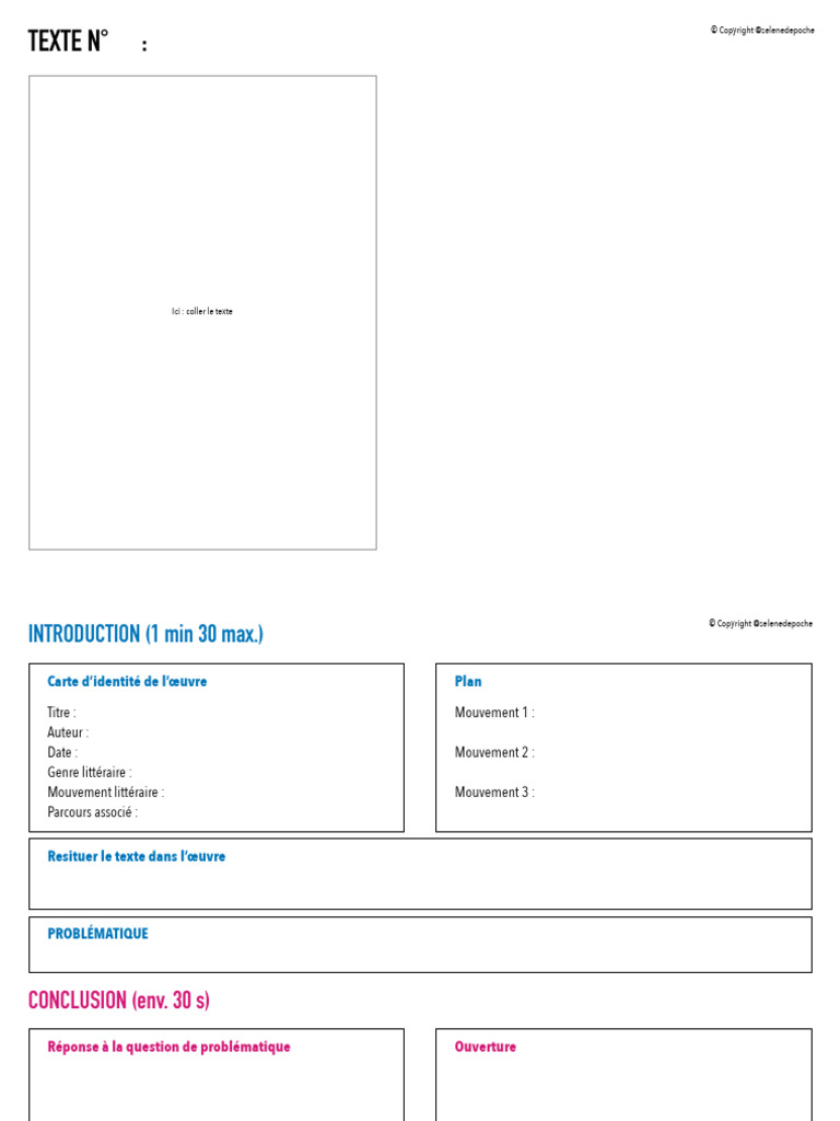 Fiche Bac de Français | PDF