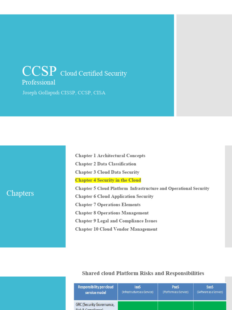 Chapter Four | PDF | Cloud Computing | Security