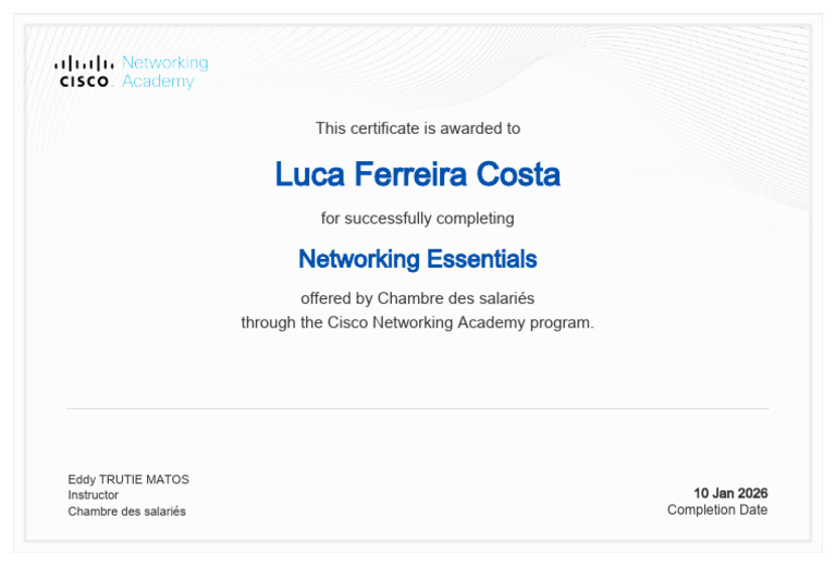 Networking Essentials - CISCO | PDF