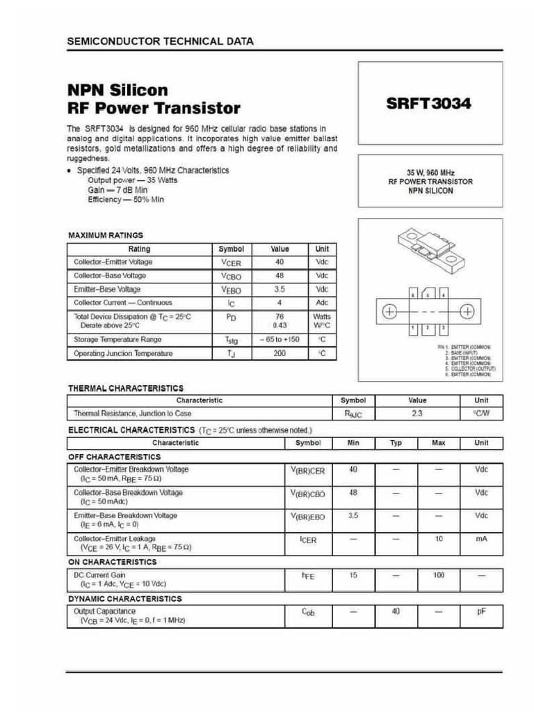 SRFT 3034 | PDF
