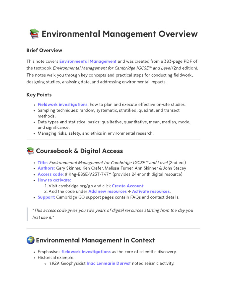 Environmental Management | PDF | Rock (Geology) | Crop Rotation